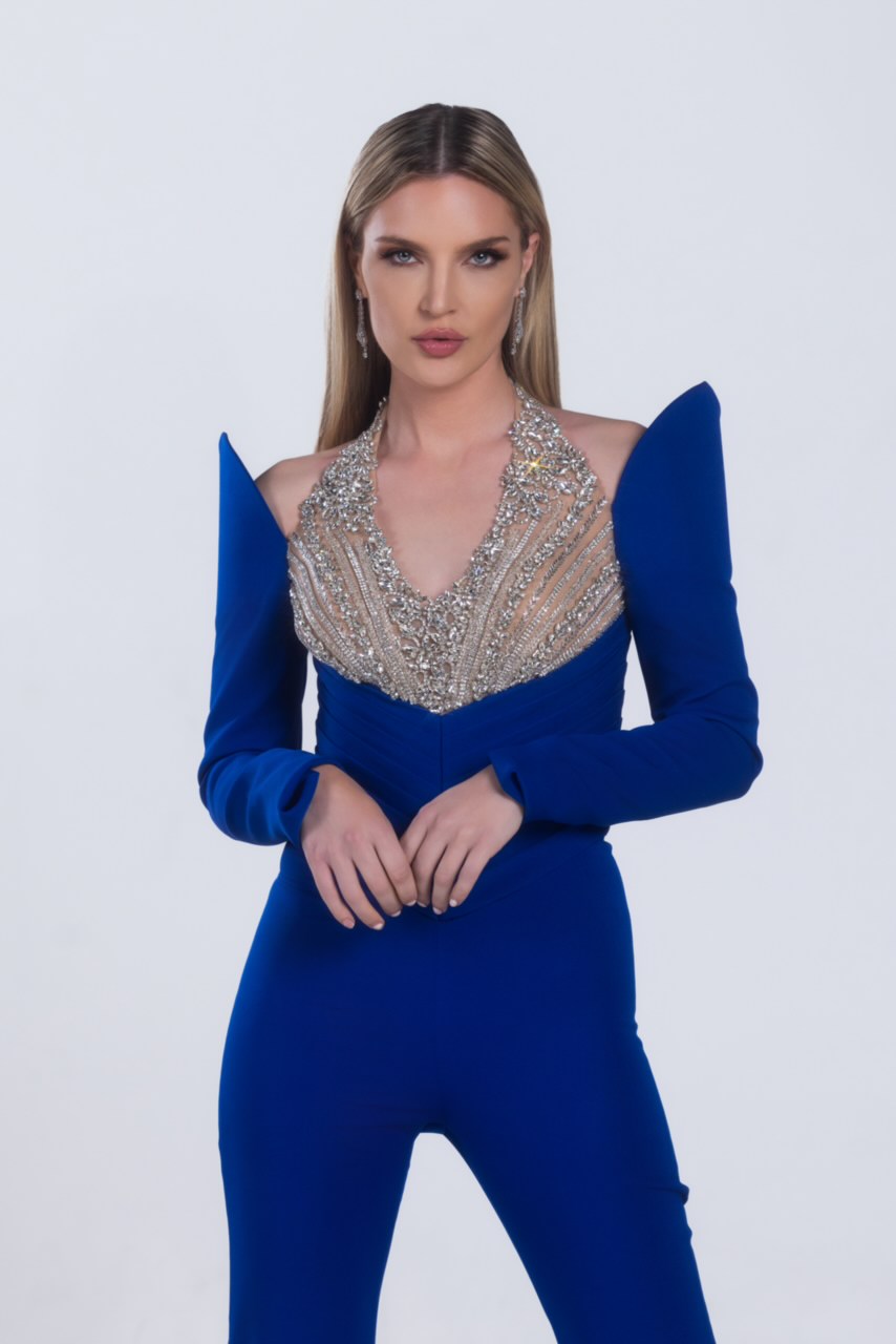 Royal Blue Jumpsuit