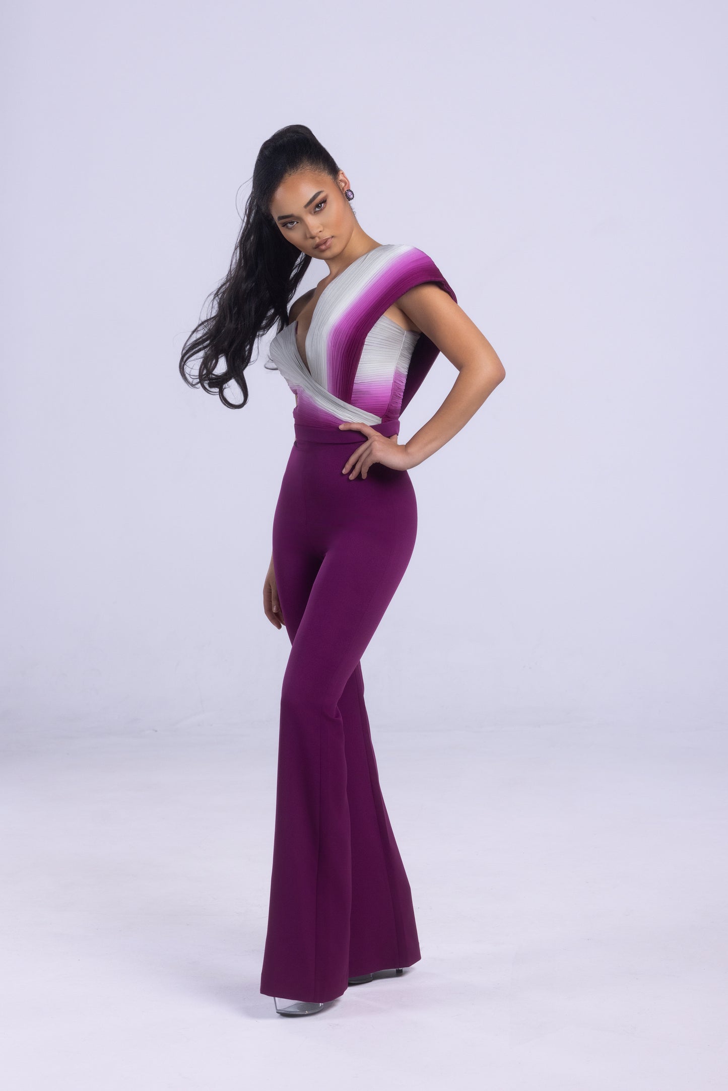 Dark Purple Jumpsuit