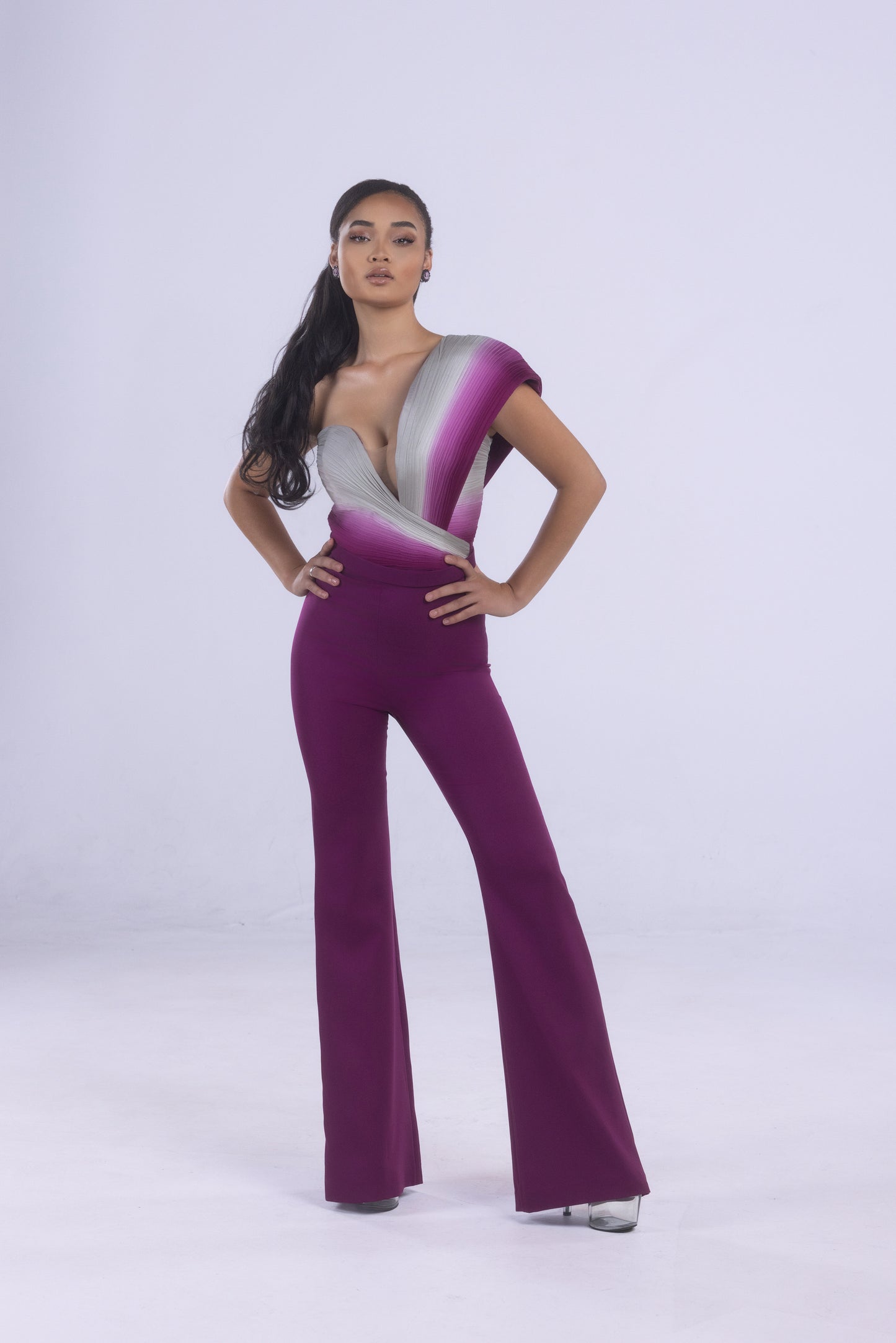 Dark Purple Jumpsuit